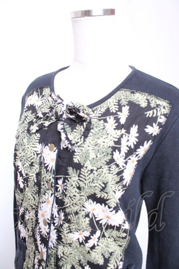 画像3: PINK HOUSE / ひな菊カーディガン  黒 Y-26-01-01-071-LO-TO-SZ-ZY (3)