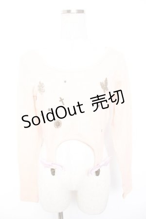 画像: Swankiss / ガーター付きニットトップス F ピンク Y-26-01-01-081-CA-TO-SZ-ZY