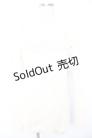 画像: Emily Temple cute / ニット切替カーディガン M アイボリー Y-26-01-01-083-ET-TO-SZ-ZY