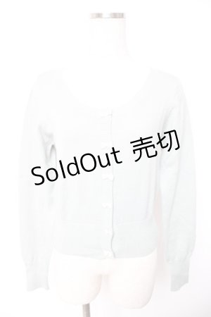 画像: F i.n.t / リボンカーディガン F ミント Y-26-01-01-088-CA-TO-SZ-ZI