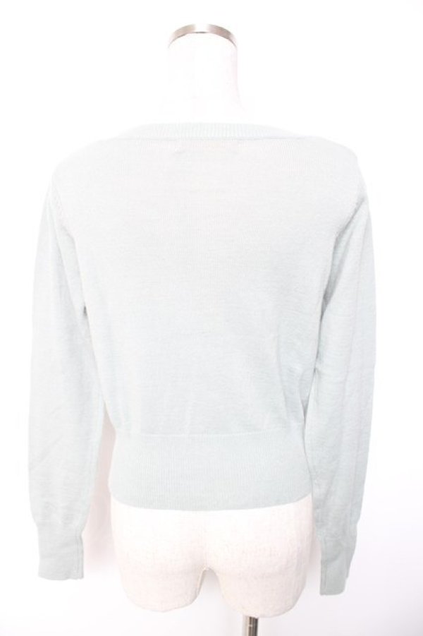 画像2: F i.n.t / リボンカーディガン F ミント Y-26-01-01-088-CA-TO-SZ-ZY (2)