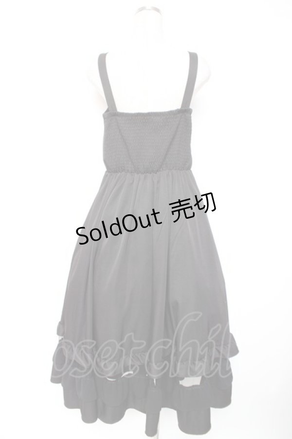 画像2: axes femme / チュール×フリルジャンスカ F 黒 Y-26-01-01-093-AX-OP-SZ-ZY (2)