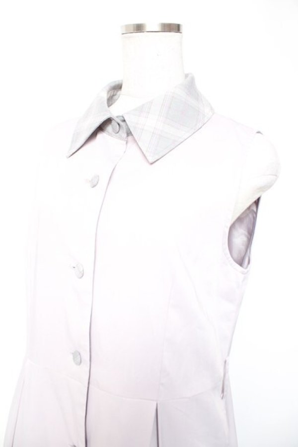 画像3: axes femme POETIQUE / 2WAYバイカラーコート M ラベンダー Y-26-01-01-098-AX-CO-SZ-ZY (3)