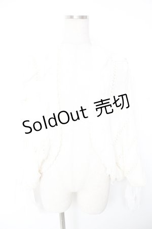 画像: LIZ LISA / 編み上げニットポンチョ  生成り Y-26-01-01-122-LO-TO-SZ-ZY