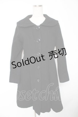 画像: MILK / Angelinaコート  黒 Y-26-01-01-124-ML-CO-SZ-ZY