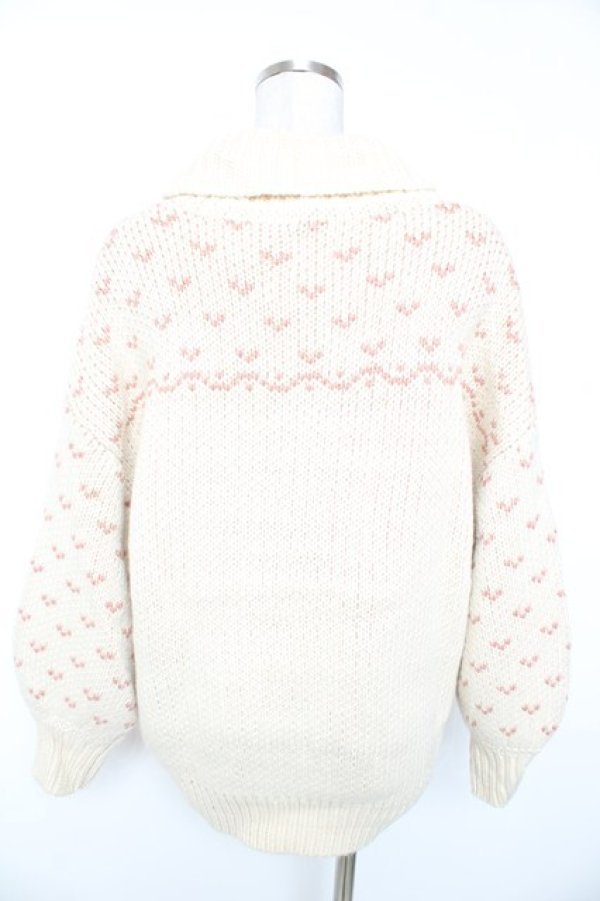 画像2: merry jenny / ローズカウチンニット  生成 Y-26-01-01-125-LO-TO-SZ-ZY (2)