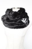 画像1: NieR Clothing / NieR VOLUME BLACK SNOOD  黒 Y-26-01-01-002-PU-ZA-SZ-ZY (1)