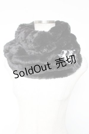 画像: NieR CLOTHING / NieR VOLUME BLACK SNOOD  黒 Y-26-01-01-002-PU-ZA-SZ-ZY