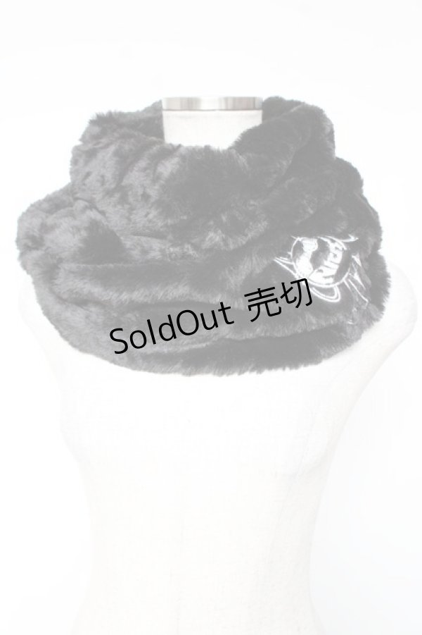 画像1: NieR CLOTHING / NieR VOLUME BLACK SNOOD  黒 Y-26-01-01-002-PU-ZA-SZ-ZY (1)