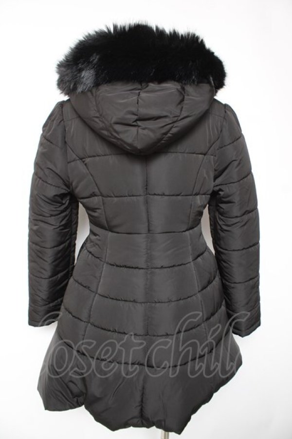 画像2: evelyn / フレアイドルダウンコート F 黒 Y-26-01-01-131-LO-CO-SZ-ZY (2)