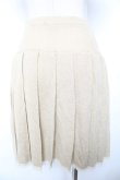 画像2: MILK / ラメニットプリーツスカート  ゴールド Y-26-01-01-133-ML-SK-SZ-ZY (2)