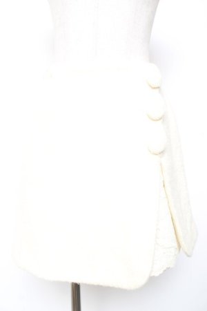 画像: LIZ LISA / ツイード台形スカート  生成り Y-26-01-01-138-LO-SK-SZ-ZY