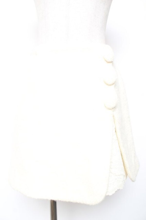 画像1: LIZ LISA / ツイード台形スカート  生成り Y-26-01-01-138-LO-SK-SZ-ZY (1)