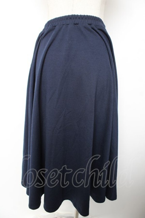 画像2: axes femme / 縦レース入フィッシュテールスカート M 紺 Y-26-01-01-143-AX-TO-SZ-ZY (2)