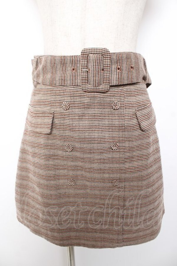 画像1: Bubbles / ダブルボタンスカパン M ブラウン Y-26-01-01-149-CA-PA-SZ-ZY (1)