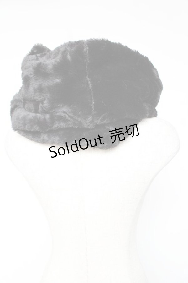 画像2: NieR CLOTHING / NieR VOLUME BLACK SNOOD  黒 Y-26-01-01-002-PU-ZA-SZ-ZY (2)