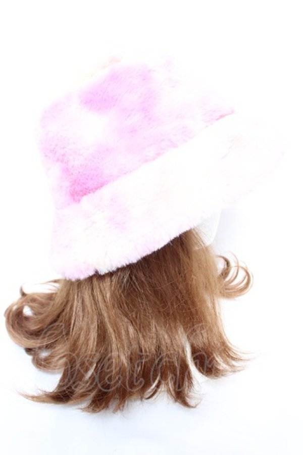 画像4: Nile Perch / ファーバケットハット  ピンク Y-26-01-01-017-LO-AC-SZ-ZY (4)