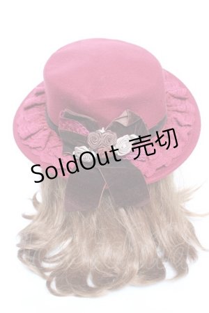 画像: axes femme / ローズブーケフェルトカンカン  ワイン Y-26-01-01-021-AX-AC-SZ-ZTK037