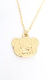 画像1: Rydia / くまネックレス  ゴールド Y-26-01-05-001-PU-AC-SZ-ZY (1)