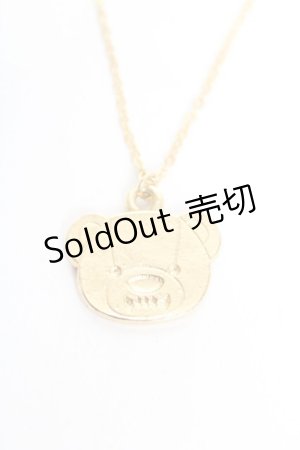 画像: Rydia / くまネックレス  ゴールド Y-26-01-05-001-PU-AC-SZ-ZY