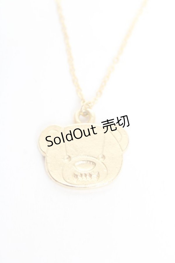 画像1: Rydia / くまネックレス  ゴールド Y-26-01-05-001-PU-AC-SZ-ZY (1)