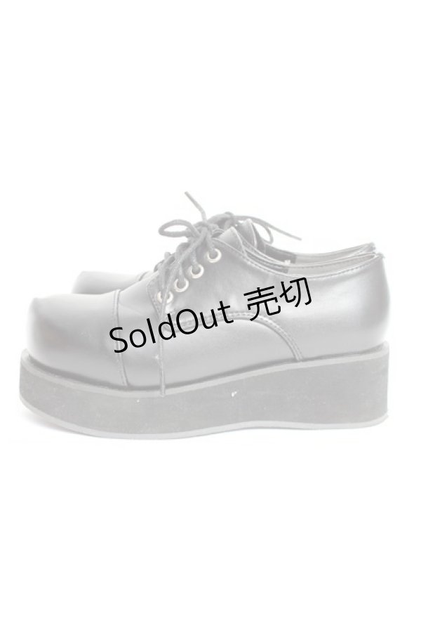 画像2: DearMyLove / 厚底ローファー 23.5 黒 Y-26-01-05-045-EL-SH-SZ-ZY (2)