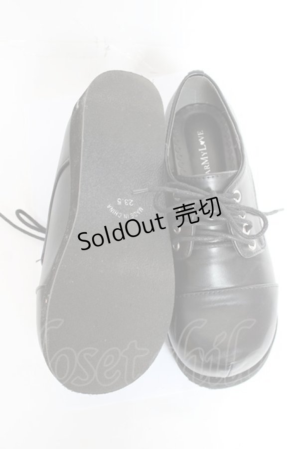 画像6: DearMyLove / 厚底ローファー 23.5 黒 Y-26-01-05-045-EL-SH-SZ-ZY (6)