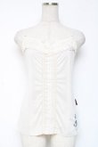 画像1: Ozz oneste / 薔薇×十字刺繍キャミソール  白 Y-26-01-05-057-OO-TO-SZ-ZY (1)