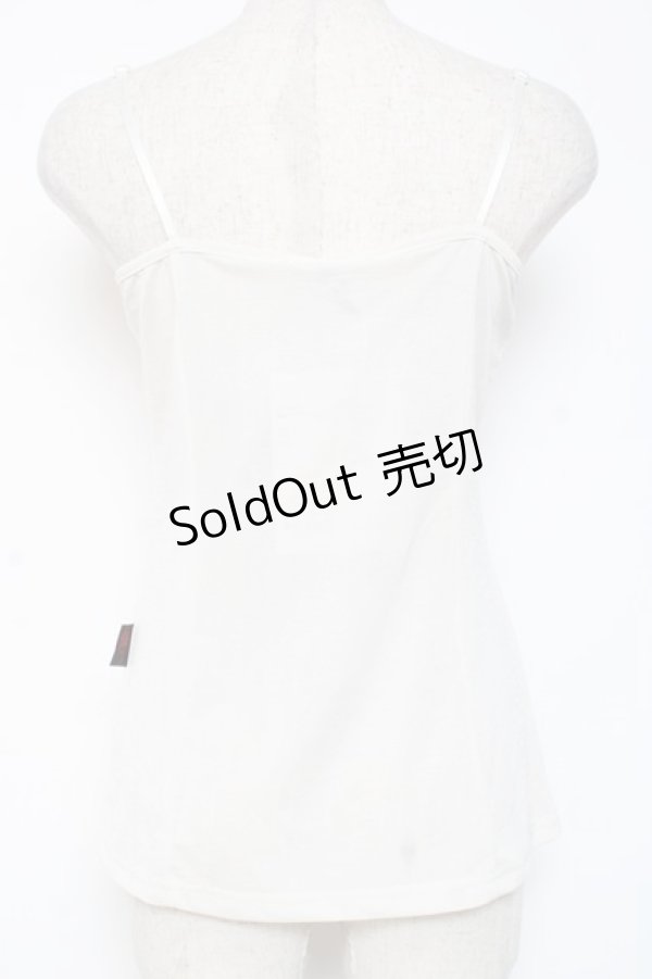 画像3: Ozz oneste / 薔薇×十字刺繍キャミソール  白 Y-26-01-05-057-OO-TO-SZ-ZS (3)