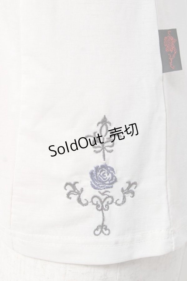 画像5: Ozz oneste / 薔薇×十字刺繍キャミソール  白 Y-26-01-05-057-OO-TO-SZ-ZS (5)