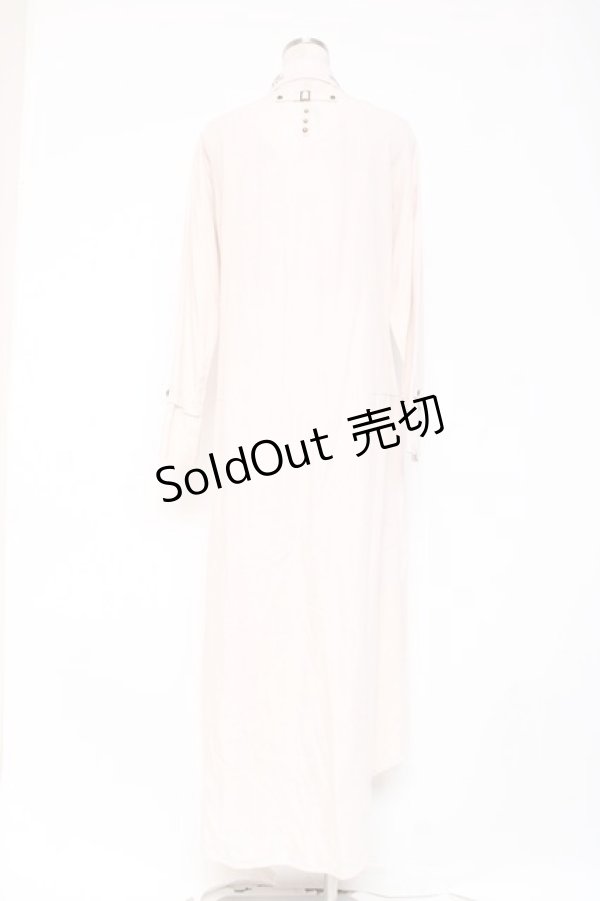 画像3: Ozz Croce / 襟刺繍ロングシャツワンピース  生成り Y-26-01-05-060-OO-OP-SZ-ZY (3)