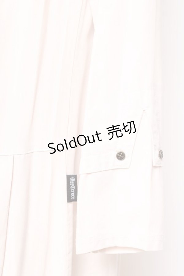 画像5: Ozz Croce / 襟刺繍ロングシャツワンピース  生成り Y-26-01-05-060-OO-OP-SZ-ZY (5)