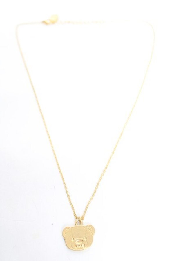 画像2: Rydia / くまネックレス  ゴールド Y-26-01-05-001-PU-AC-SZ-ZY (2)