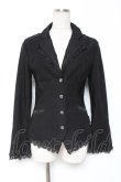 画像1: Ozz oneste / レースデザインテーラードジャケット  黒 Y-26-01-05-066-OO-JA-SZ-ZY (1)