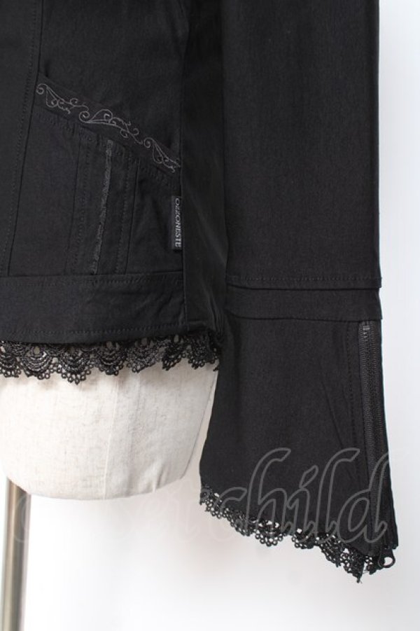 画像5: Ozz oneste / レースデザインテーラードジャケット  黒 Y-26-01-05-066-OO-JA-SZ-ZY (5)