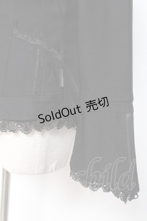 画像5: Ozz oneste / レースデザインテーラードジャケット  黒 Y-26-01-05-066-OO-JA-SZ-ZY (5)