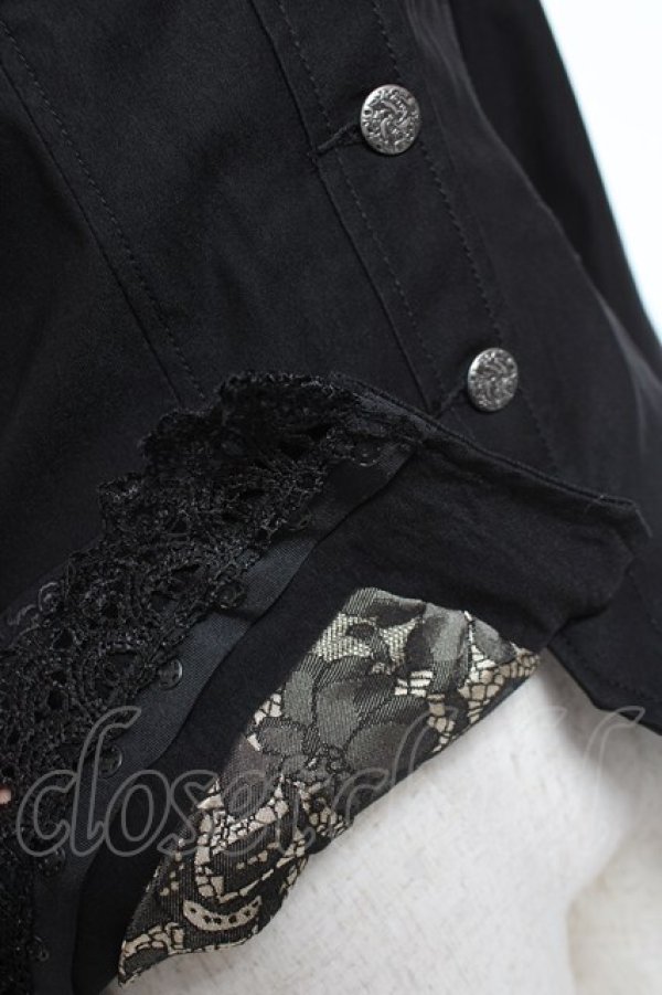 画像7: Ozz oneste / レースデザインテーラードジャケット  黒 Y-26-01-05-066-OO-JA-SZ-ZY (7)