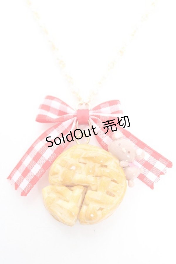 画像1: Kawaii Stars / アップルパイネックレス   Y-26-01-05-015-LO-AC-SZ-ZY (1)