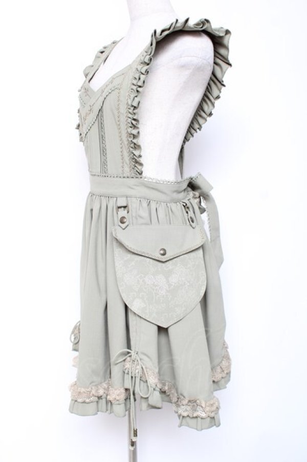 画像2: Ozz oneste / Sweet Roseタブリエ  若草 Y-26-01-05-072-OO-OP-SZ-ZY (2)