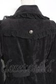 画像4: ALGONQUINS / コーディロイWボタンロングジャケット 1 黒 Y-26-01-05-075-AL-JA-SZ-ZY (4)