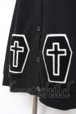 画像4: HELL CAT PUNKS / 棺桶ワッペンポケット衿付きカーディガン F 黒 Y-26-01-05-076-PU-TO-SZ-ZY (4)
