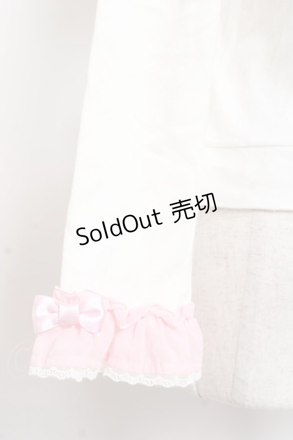 画像4: Angelic Pretty / プリンセスデコレーションパーカー  白 Y-26-01-05-080-AP-TO-SZ-ZY (4)