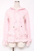 画像1: Angelic Pretty / ストライプリボン刺繍パーカ  ピンク Y-26-01-05-081-AP-TO-SZ-ZY (1)