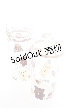 画像: Innocent World / チョコレートテディ グラスセット   Y-26-01-05-019-IW-ZA-SZ-ZY