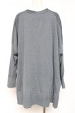 画像2: axes femme / Vネックビッグカーデ  グレー Y-26-01-05-092-AX-BL-SZ-ZY (2)