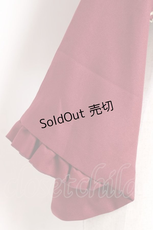 画像4: metamorphose / 無地着物袖ボレロ  エンジ Y-26-01-05-099-ME-TO-SZ-ZY (4)