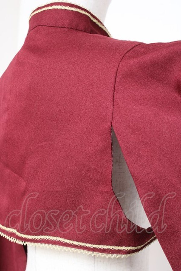 画像6: metamorphose / 無地着物袖ボレロ  エンジ Y-26-01-05-099-ME-TO-SZ-ZY (6)