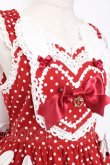 画像5: BABY, THE STARS SHINE BRIGHT / Milky Dot うさぎさんジャンパースカート  赤 Y-26-01-05-100-BA-OP-SZ-ZY (5)