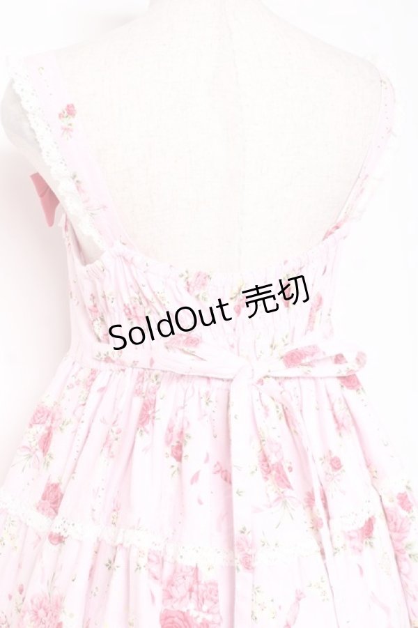 画像4: BABY, THE STARS SHINE BRIGHT / スローモーションブーケ〜あの日の私の想い〜柄ジャンパースカート  ピンク Y-26-01-05-101-BA-OP-SZ-ZY (4)