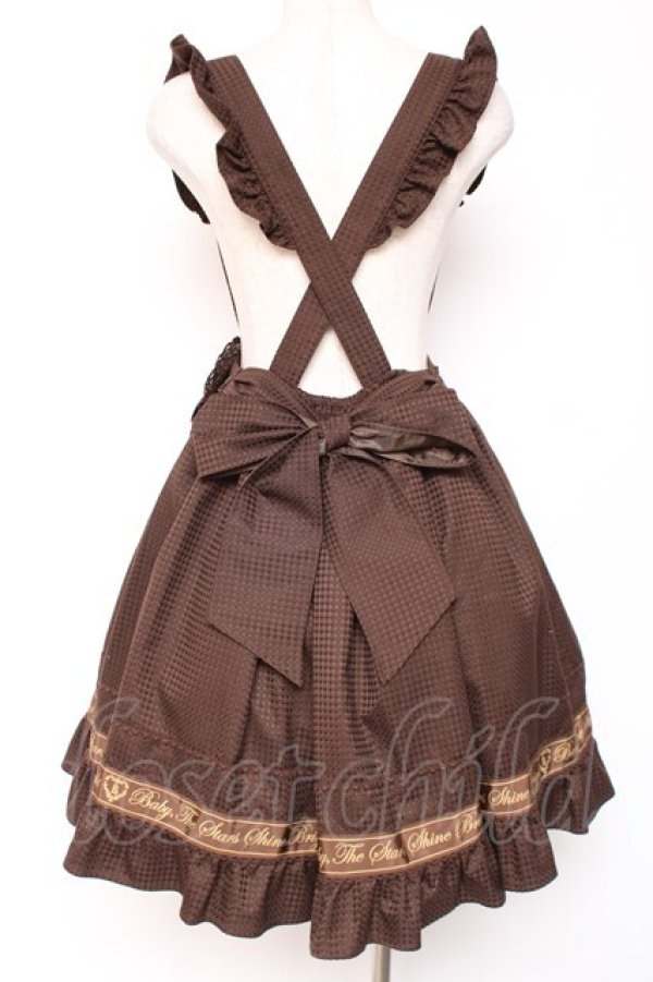 画像3: BABY, THE STARS SHINE BRIGHT / Waffle Cottonポケットスカート  ブラウン Y-26-01-05-103-BA-SK-SZ-ZY (3)